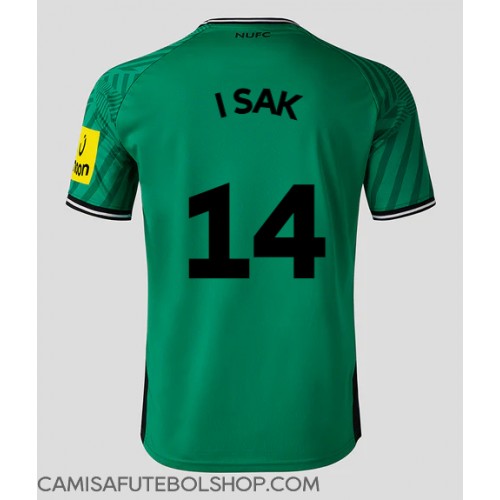 Camisa de time de futebol Newcastle United Alexander Isak #14 Replicas 2º Equipamento 2023-24 Manga Curta